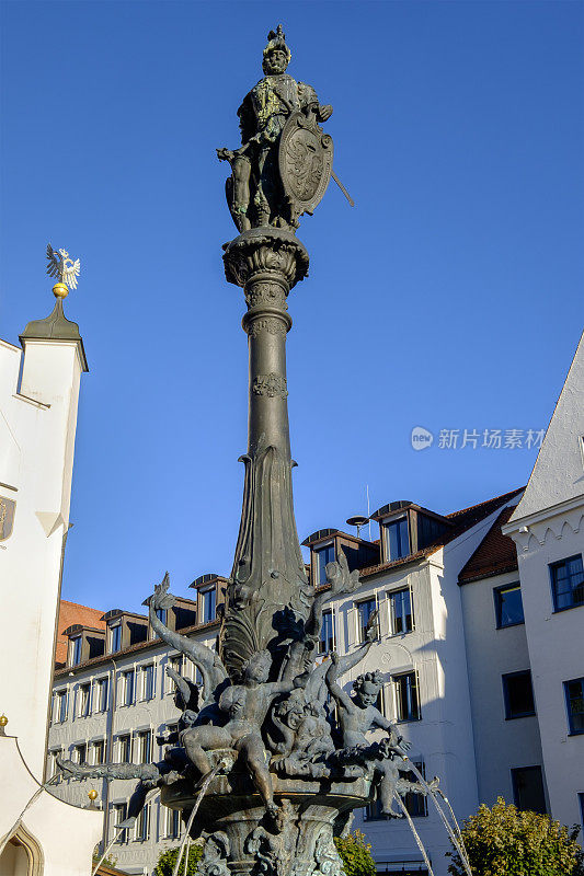 Kempten, Rathausbrunnen(巴伐利亚，德国)